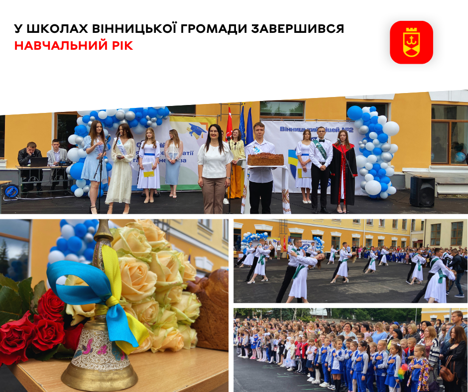  У школах Вінницької громади завершився навчальний рік